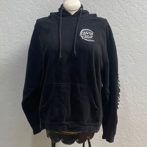 Santa Cruz Black Hoodie 2XL